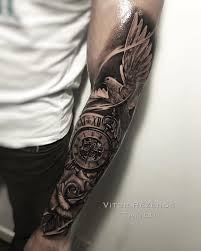 Tatouage avant bras homme style polynésien par tamatoa. 100 Tatouages D Horloge Pour Homme Tatouez