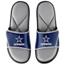 Nfl Dallas Cowboys Men 039 S Deluxe Foam Sport Slide Sandals Dallas Cowboys Shoes Dallas Cowboys Nfl Dallas Cowboys