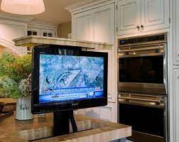 Check out our expert reviewers top recommended kitchen sized televisions. 7 Modern Kitchen Design Trends Stylishly Incorporating Tv Sets Into Kitchen Interiors