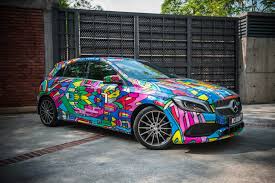 Drivers have different tastes and needs. A Stands For Art Mercedes Benz A Class Cars Covered In Graffiti In Malaysia Mercedesblog