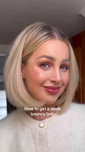 Styling Short Hair with Kerastase Oil for a Bouncy Bob