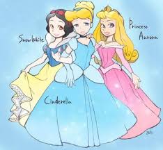 Snow White Cinderella And Aurora Disney Princess Art Disney Disney Favorites