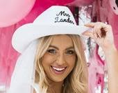 Buy Custom Cowboy Hat // Bachelorette Trip Honeymoon Beach Weekend Online  in India