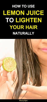 What is the best way to bleach hair at home? How To Use Lemon Juice To Lighten Hair Naturally How To Lighten Hair Lemon Hair Lightening Lighten Hair Naturally