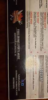 See restaurant menus, reviews, hours, photos, maps and directions. Menu Picture Of Hells Kitchen Wilmington Tripadvisor