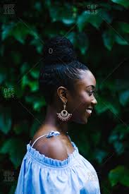 The significant importance is that as one person we need to be in constant balance to be able to achieve the best of our world, mental physical and emotional. Portrait Of Side View Of A Black Woman Stock Photos Offset