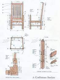 1861 craftsman rocking chair plans furniture plans craftsman rocking chairs woodworking plans cabinet woodworking plans