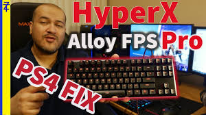 The hyperx pulsefire fps pro also features a flexible braided cable and large mouse skates for a smooth glide effect. How To Connect Hyperx Keyboard To Ps4 Alloy Fps Pro Youtube