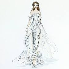 Let S Start This Friday Sparkly With This Lovely Zuhairmuradofficial Gown Friday Friyay Wedding Dress Sketches Dress Design Drawing Wedding Dress Drawings
