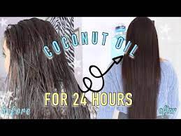 The rich and nourishing fatty acids in coconut oil may help boost hair growth, starting at the scalp. I Left Coconut Oil In My Hair Overnight Best Results Youtube