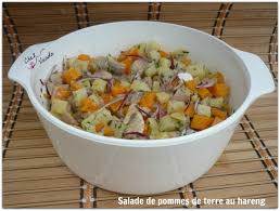 Salade De Pomme De Terre Au Hareng Chez Vanda Salade Pomme De Terre Salade Pomme Hareng