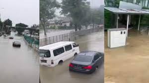 Banjir Di Singapura Setelah Diguyur Hujan Deras Sejak Selasa 23 6 Pagi Lihat Foto Fotonya Tribun Batam