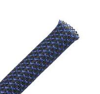 25ft - 1/4 inch PET Expandable Braided Sleeving – BlackBlue – Alex Tech  Braided Cable Sleeve