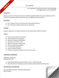 Physician Resume Sample Myjobsearch Com