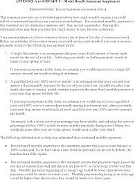 Federal Register Pension Benefit Statements Lifetime Income Illustrations