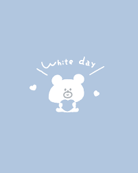 White day（ホワイトデー）の白熊背景 | ゆるくてかわいい無料イラスト・アイコン素材屋「ぴよたそ」