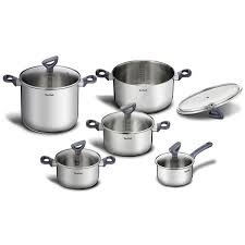 Maybe you would like to learn more about one of these? Tefal Daily Cook Stainless Steel Set 10 Pcs G712sa55 Cookware Set Alzashop Com