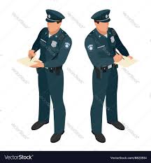 Policeman In Uniform Policeman Icon Policeman Vector Image On Vectorstock Icon Uniform Vector