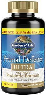 10 best probiotics whole foods of september 2020. Amazon Com Garden Of Life Whole Food Probiotic Supplement Primal Defense Ultra Ultimate Probiotic Dietary Supplement For Digestive And Gut Health 216 Vegetarian Capsules Health Personal Care