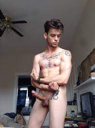 Tattooed Nude Man With A Hard Penis - Cock Picture Blog