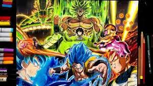 Shop affordable wall art to hang in. Drawing Dragon Ball Super Movie Poster Gogeta Goku Vegeta And Broly Youtube