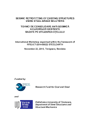 We also have a wide range of grinders, cleaning equipment, spare parts and. Pdf Seismic Retrofitting Of Existing Structures Using Steel Based Solutions Tehnici De Consolidare Anti SeismicÄ A ClÄdirilor Existente Bazate Pe Utilizarea OÅ£elului International Workshop Organised Within The Framework Of Rfs2 Ct 2014 00022