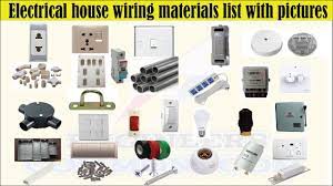 There are also several wires in your home that. Electrical House Wiring Materials List With Pictures Engineers Commonroom Youtube
