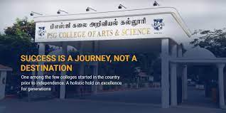 Siri psg arts and science college is a women's institution affiliated to periyar university, salem, tamilnadu, india. Psg College Of Arts And Science Linkedin