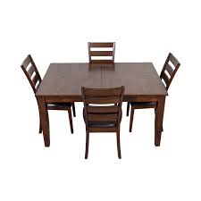 Once all the furniture arrived the fun began with setting up and accessorizing. 70 Off Raymour Flanigan Raymour Flanigan Wood Extendable Kitchen Dining Set Tables