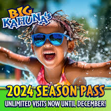 Are you ready to make a splash? 😎 Experience unlimited visits with our  2024 Season Pass at Big Kahuna's Water Park! Don't miss out, get yours  today! 🤩 Link in bio to