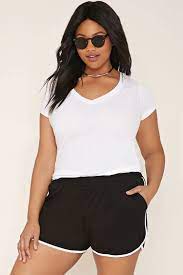Plus Size Dolphin Shorts Swim Shorts Women Summer Outfits Curvy Plus Size