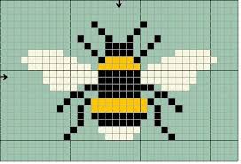 A Simple Bee To Cross Stitch Simple Cross Stitch Cross Stitch Designs Cross Stitch Patterns