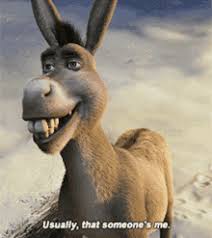 Where was he during the flood? Donkey Shrek Pick Me Gifs Tenor