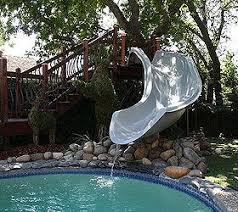 Water Slide For Backyard Pool Idea Hometalk