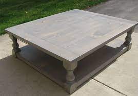 Vasagle indestic coffee table, living room table with dense mesh shelf, large storage space, cocktail table, easy assembly, stable, industrial design, rustic brown 4.8 out of 5 stars 1,664 $81.99 $ 81. Hand Crafted Large Pine Rustic Look Coffee Table By Glessboards Custommade Com