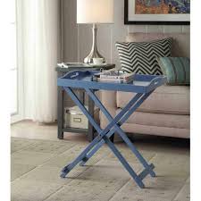 Convenience Concepts Designs2go Folding Tray Table Multiple Colors Walmart Com Tray Table Sofa Snack Table Tv Tray Table
