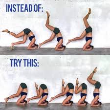 Find Balance On Your Head And Forearms With Your Feet To The Ground Yoga Fitness Find Balance On Your Head And Fore In 2020 Yoga Positions Yoga Poses Easy Yoga