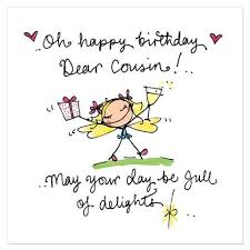 Birthday Wishes For Cousin Female Oh Happy Birthday Dear Cousin Happybirthdaytypography Happy Birthday Cousin Happy Birthday For Him Happy Birthday Dear