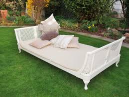 Bild 4 Bett Weiss Mit Wiener Geflecht Gross Rohrheim Vintage Bett Bett Vintage Mobel
