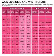 womens shoe size conversion chart us uk eu japanese printed and mailed 2 u ebay