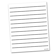 Students also learn calligraphy art by using lined papers. Bold Line Writing Paper With Large 0 875 In Spaces Walmart Com Walmart Com