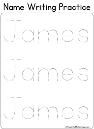 Www Createprintables Com Custom Name Get Php Text X3d James Amp Font X3d 1 Name Writing Practice Name Tracing Writing Practice