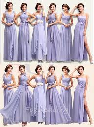 Lavender Bridesmaid Dress Under 100long Chiffon By Foxwedding 99 00 Bridal Party Gowns Lavender Bridesmaid Dresses Bridesmaid