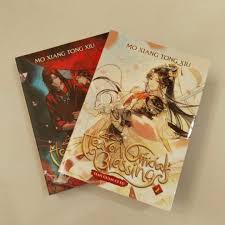 set: heaven official's blessing / tian guan ci fu (tgcf) vol. 1 and 2 by  mxtx (danmei), Hobbies & Toys, Books & Magazines, Fiction & Non-Fiction on  Carousell