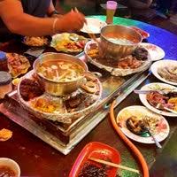 Cold tofu and seafood (hidangan laut) glass noodle stir fry(2 tips). Annuar Bbq Steamboat Corner Asian Restaurant