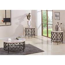 Eleanor 3 Piece Occasional Table Set In 2020 Coffee Table Occasional Table Table