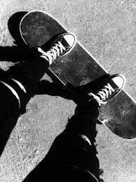 Skater skateboard alternative grunge tumblr aesthetic. Pin By Bea Jocson On Loved Skateboarding Black And White Picture Wall Black And White Aesthetic Black And White Photo Wall