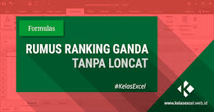 Cara Membuat Ranking Ganda Tanpa Loncat Di Excel Teks Tanda
