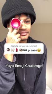 Yoyo Emoji Challenge with Dental, Makeup, and Eye Emojis