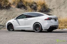 Pearl White Model X With Matte Black 22 Inch Mx118 Tesla Forged Wheels Tesla Model X Tesla Model Tesla Wheels